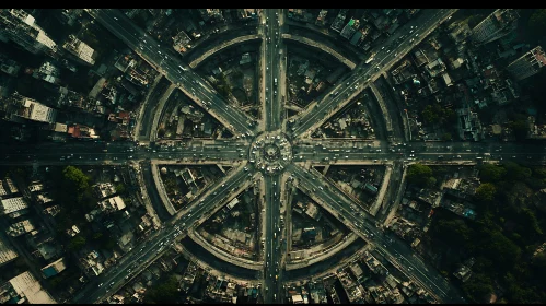 Geometric Roundabout in Metropolitan Area