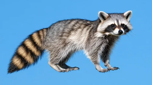 Curious Raccoon in the Wild