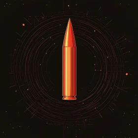 Modern Bullet Geometric Design