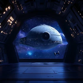 Gigantic Spherical Space Station