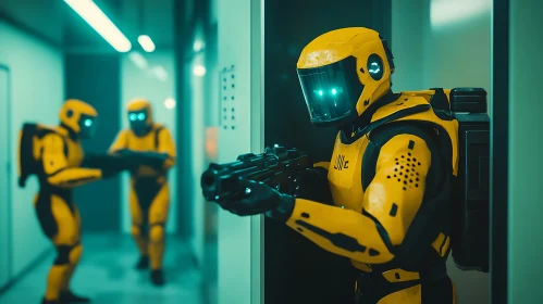 Armored Robots on a Mission