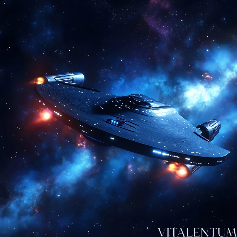 Starship Exploring the Cosmos