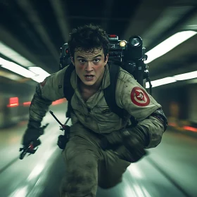 Heroic Ghostbuster on a Mission
