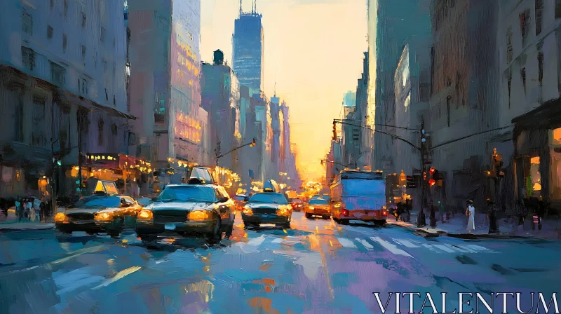 Evening Traffic in the City