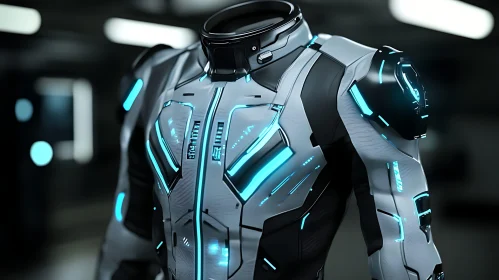 Advanced Tech Suit with Integrated Lighting