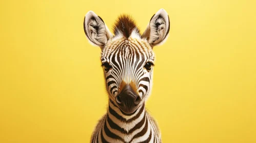 Zebra with Bold Stripes