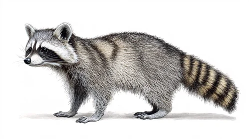 Banded-Tail Wildlife Portrait