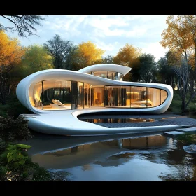 Modern Architectural Marvel in Nature