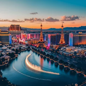 Las Vegas City at Sunset