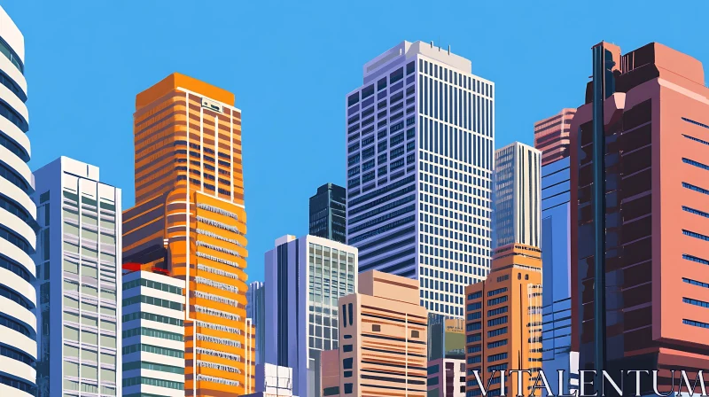 Urban Skyline with Contemporary Architecture