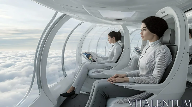 Advanced Aircraft Design for Comfortable Air Travel AI Image