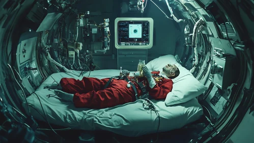 Futuristic Space Medical Experimentation