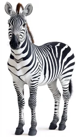 Zebra in Black and White