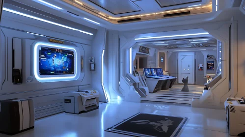 Advanced Sci-Fi Control Room