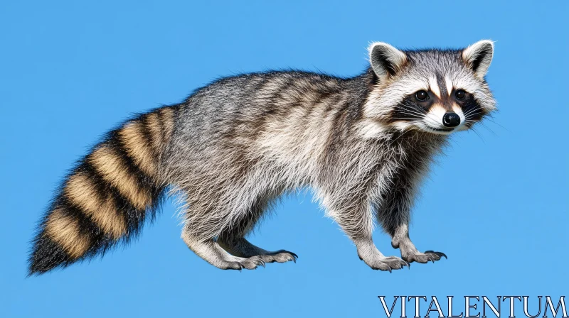 AI ART Curious Raccoon in the Wild