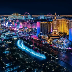 Las Vegas Nightlife in Neon Lights