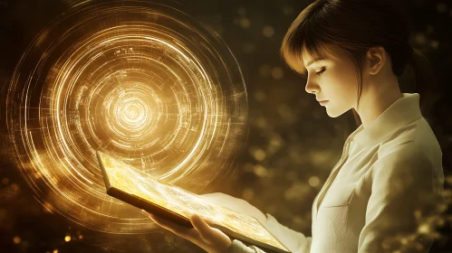 Futuristic Book of Light