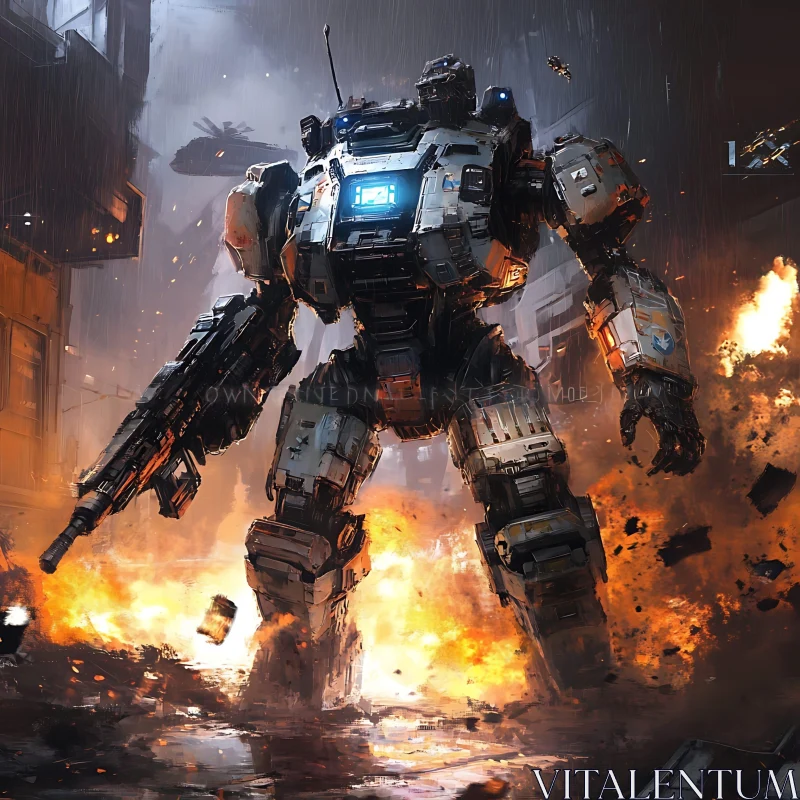 Battle Robot in Action