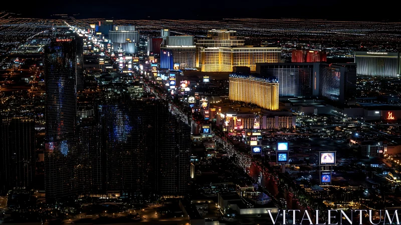 Nighttime Cityscape from Above