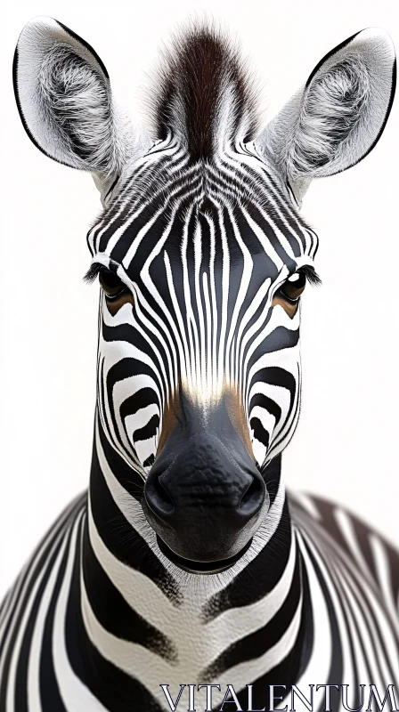 Zebra Pattern Study AI Image