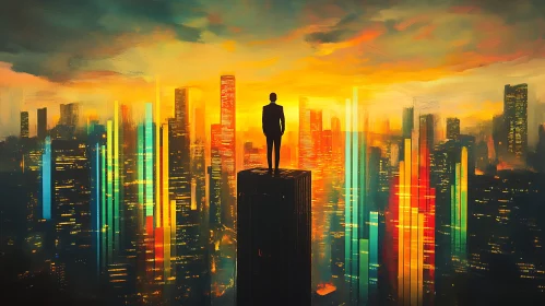 Modern Skyline at Dusk