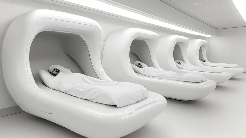 Modern Futuristic Sleep Pods