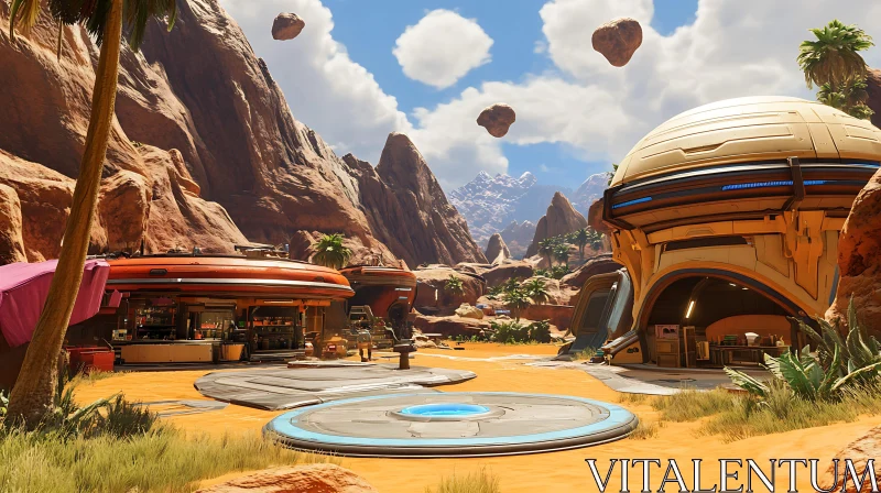 Advanced Desert Settlement with Unique Features