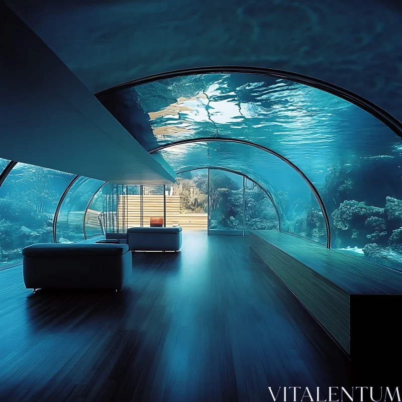 Modern Underwater Lounge Design
