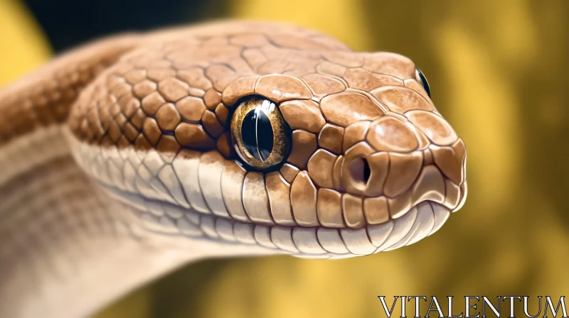 Detailed Image of Snake Scales AI Image