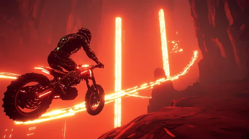 Neon Canyon Motorcycle Ride