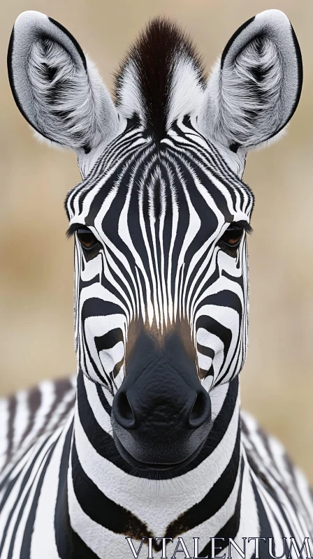 AI ART Striking Zebra Patterns