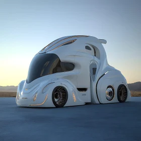 Cutting-edge Futuristic Vehicle