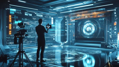 Advanced Technology in a Holographic Control Center