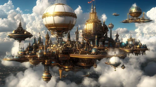 Steampunk Sky Metropolis