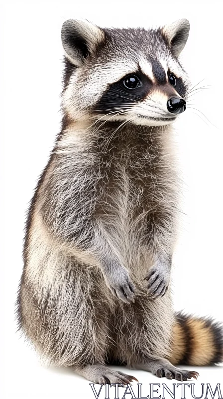 AI ART Cute Raccoon Image