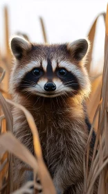 Playful Raccoon in Natural Habitat