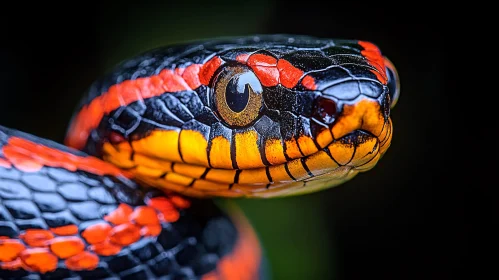 Detailed Snake Portrait