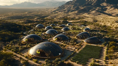 Innovative Desert Agriculture in Glass Domes