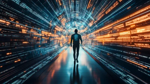 Human Walking in Futuristic Data Pathway