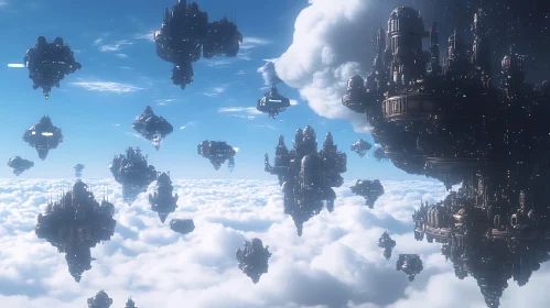 Advanced Floating Structures Over Cloudscape