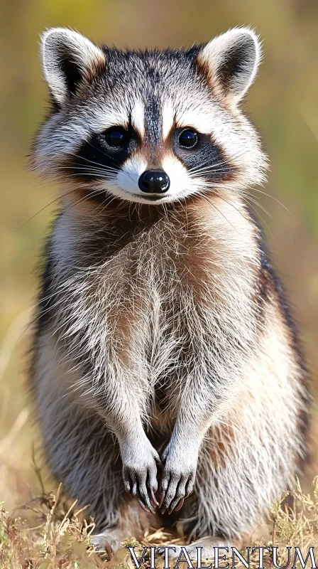 AI ART Curious Raccoon Image