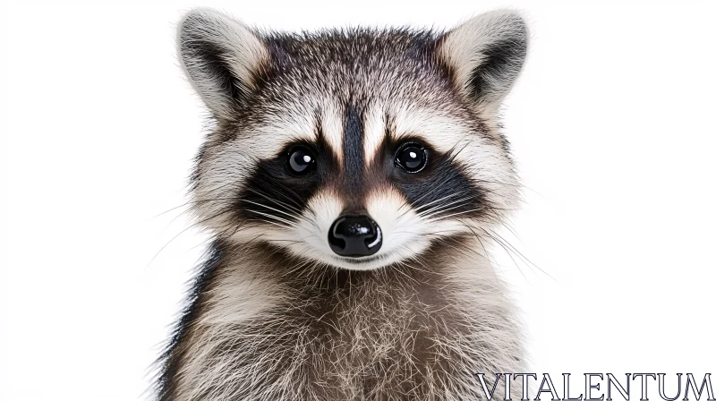 AI ART Close-Up Raccoon Image