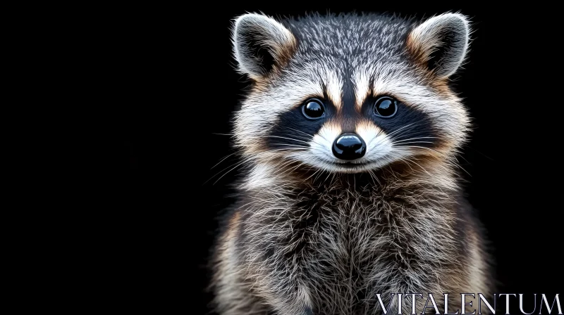 AI ART Endearing Raccoon Image