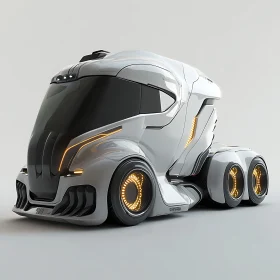 Modern Concept Truck with High-tech Design