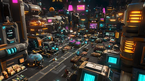 Sci-Fi Cyberpunk Market