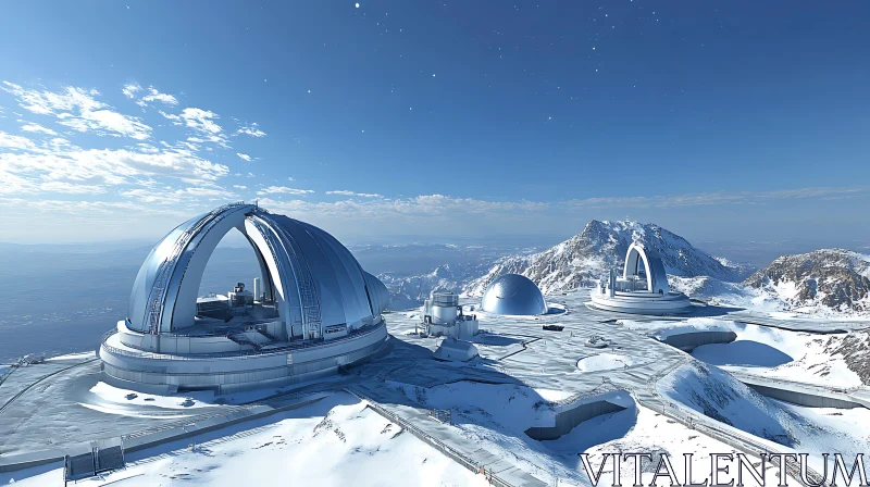 AI ART Advanced Observatory Complex in Mountains