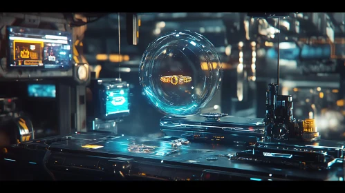 High-Tech Sci-Fi Interface