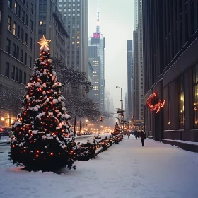 Festive Urban Winter Wonderland