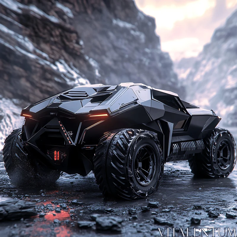 AI ART Futuristic Off-Road Adventure