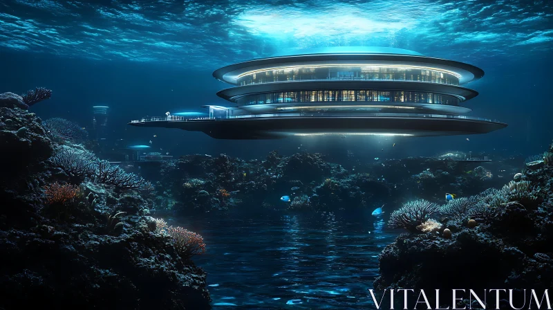 Modern Oceanic Architecture AI Image